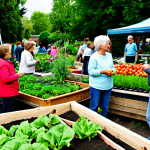 Community Garden Swap Meet**

"A vibrant community garden scene, featuring fully clothed neighbors of all ages exchanging homegrown vegetables, baked goods, and handcrafted items, modest clothing, appropriate attire, safe for work, outdoor setting, bright daylight, perfect anatomy, natural proportions, family-friendly, professional photography, high quality. Focus on the joy of sharing and community connection. The setting is a well-maintained urban garden in Germany."

**