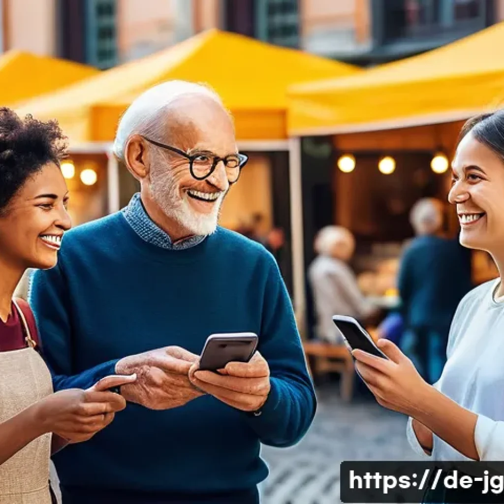호혜적 교환 시스템의 사용자 피드백 처리 방법 - **Prompt:** A vibrant and diverse group of people, aged from young adults to seniors, engaging in fr...